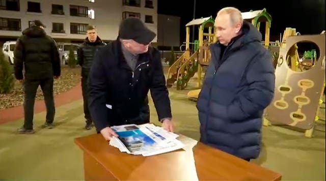 Russia Ukraine Putin