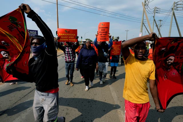 South Africa Protest