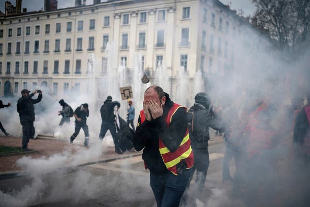 France Pension Protests 