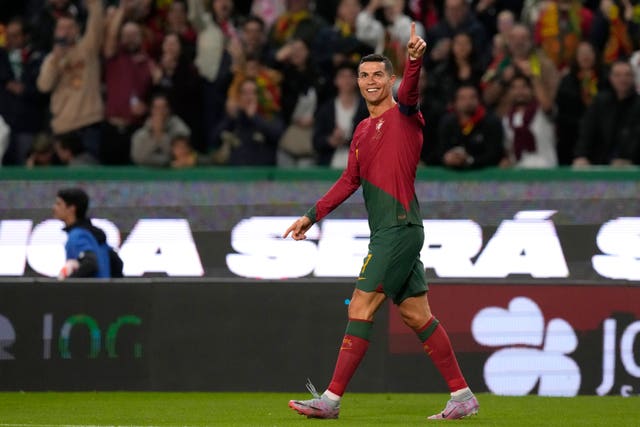 Cristiano Ronaldo added to his tally with two goals 