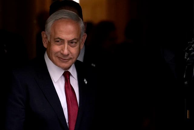 Israeli Prime Minister Benjamin Netanyahu 