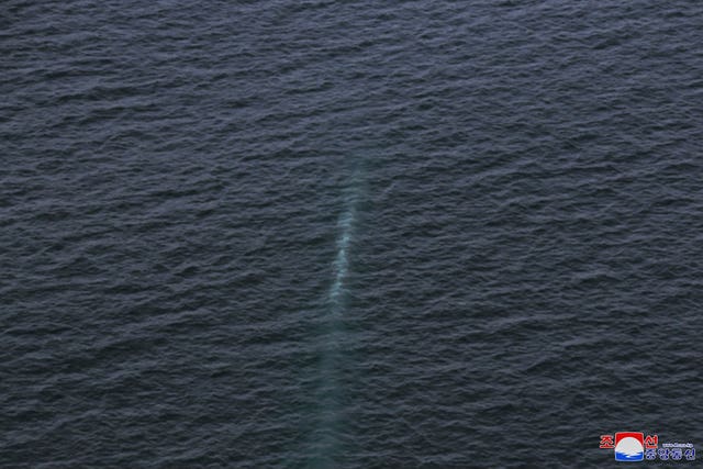 The claimed underwater cruise of an unmanned underwater nuclear attack craft during an exercise in waters off North Korea’s eastern coast