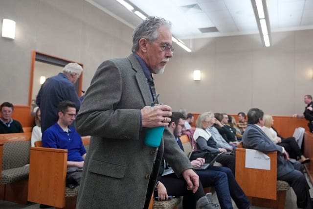 Terry Sanderson in court in Park City, Utah 