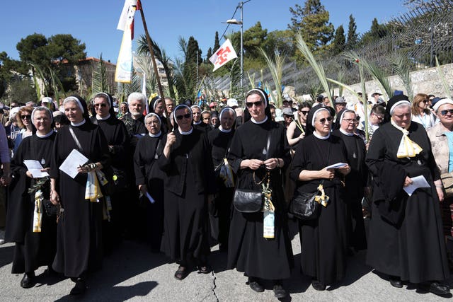 Israel Palestinians Holy Week