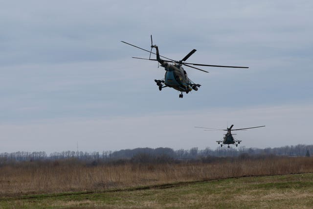 Ukrainian helicopter