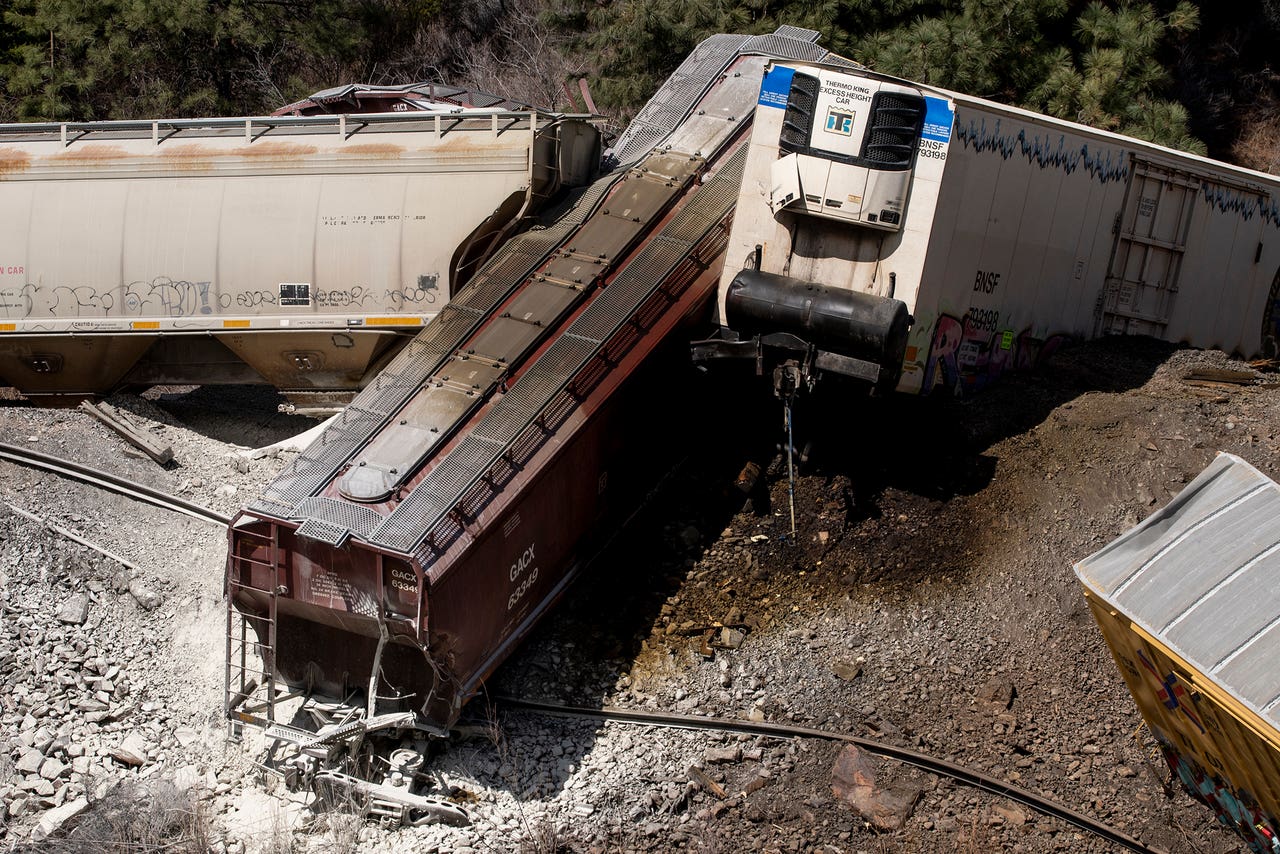 Probe after train derails in Montana Shropshire Star