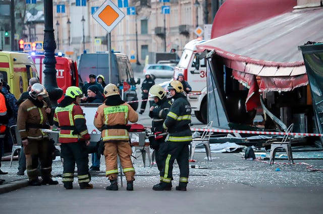 Russia Cafe Explosion scene