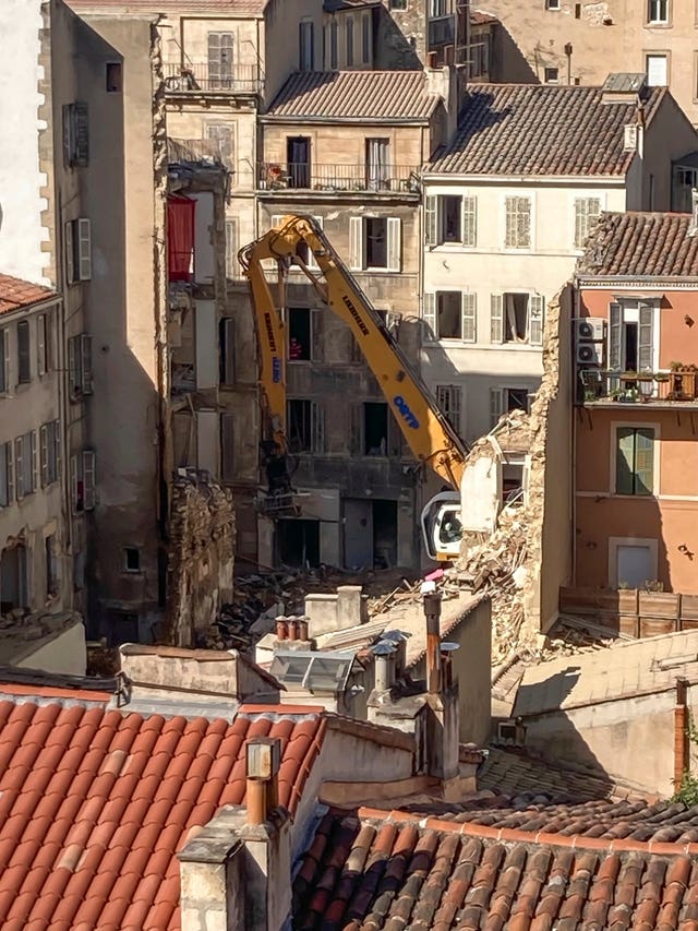 France Marseille Building Collapse