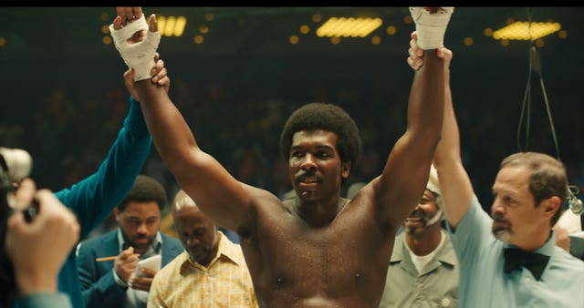 Khris Davis in a scene from Big George Foreman: The Miraculous Story Of The Once And Future Heavyweight Champion Of The World