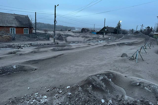 Russia Volcanic Eruption