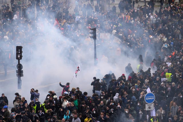 France Pension Protests