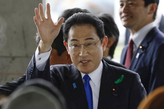  Prime Minister Fumio Kishida in April,