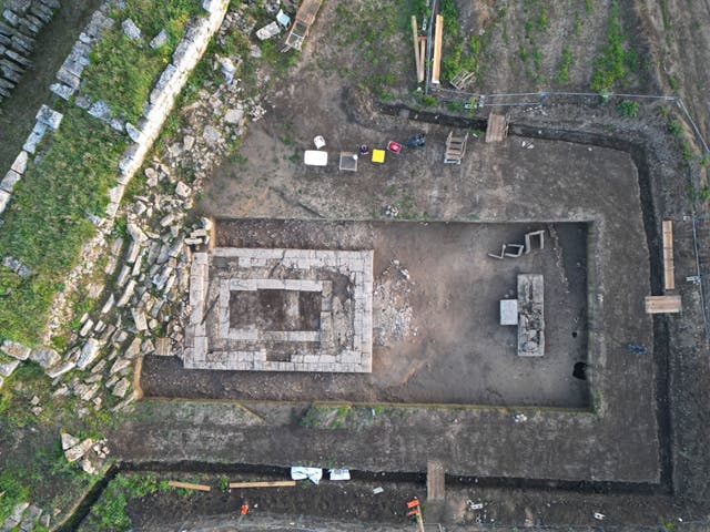 The dig site