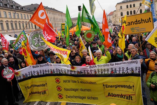 Anti-nuclear rally in Munich