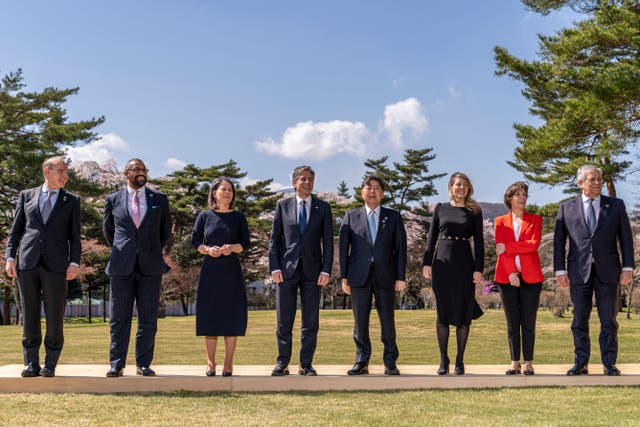 Japan US Blinken G7 Foreign Ministers