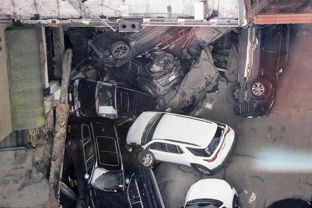 Parking Garage Collapse