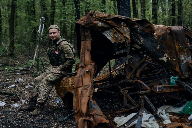 Ukrainian soldier