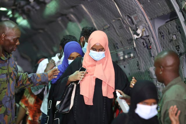 Kenya Sudan Evacuees