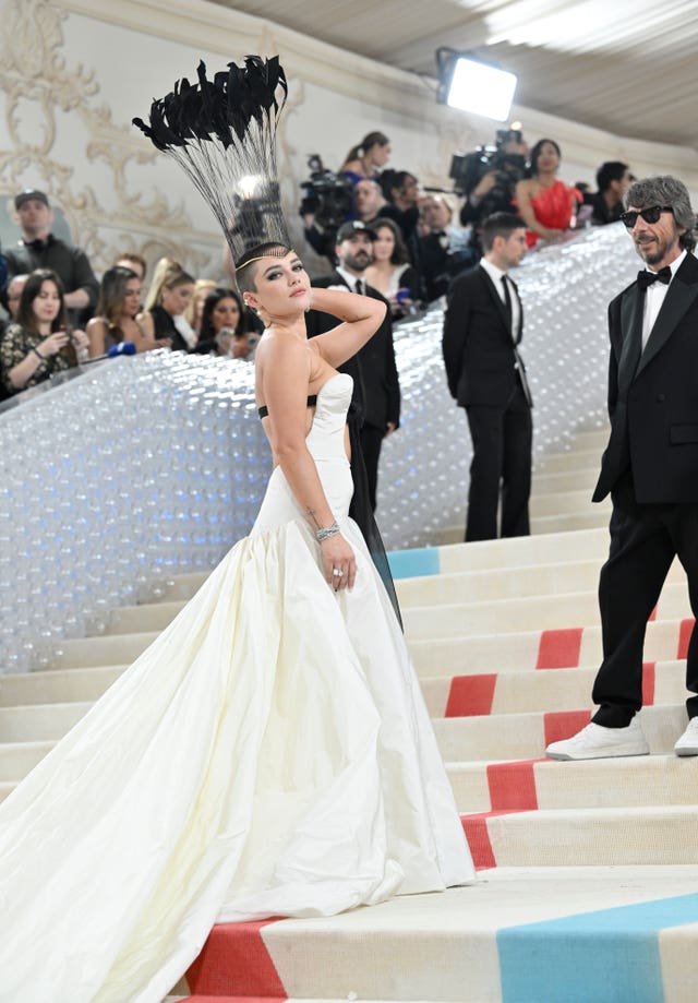 Rihanna Wore an Artful Interpretation of Bridal Wear to the 2023 Met Gala