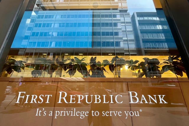 The headquarters of First Republic Bank in San Francisco 