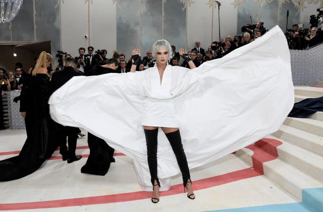 Karl Lagerfeld @ 2023 Met Gala with Cara Delevingne