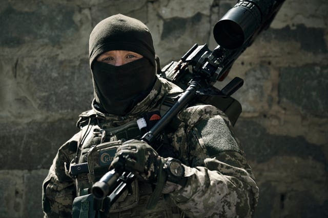 Ukrainian sniper