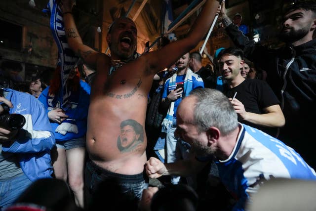 Maradona is a hero for Napoli fans