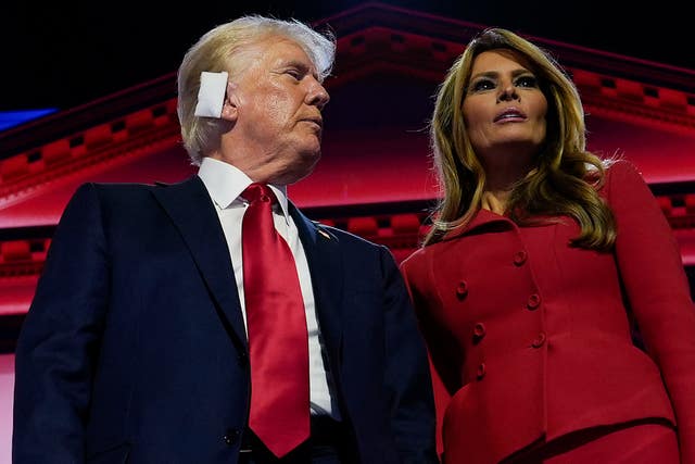 Donald and Melania Trump