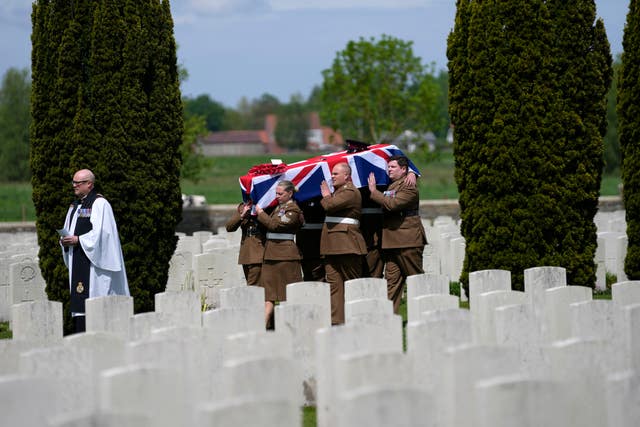 Belgium WWI Burial