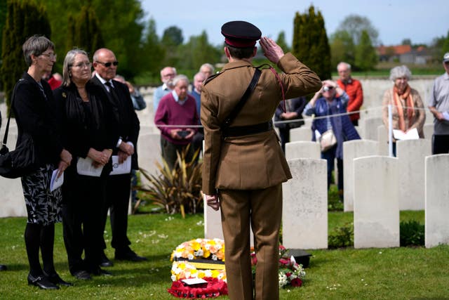 Belgium WWI Burial