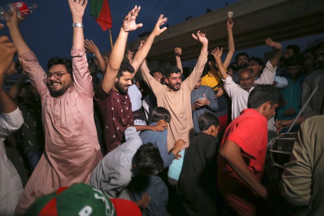 Imran Khan supporters