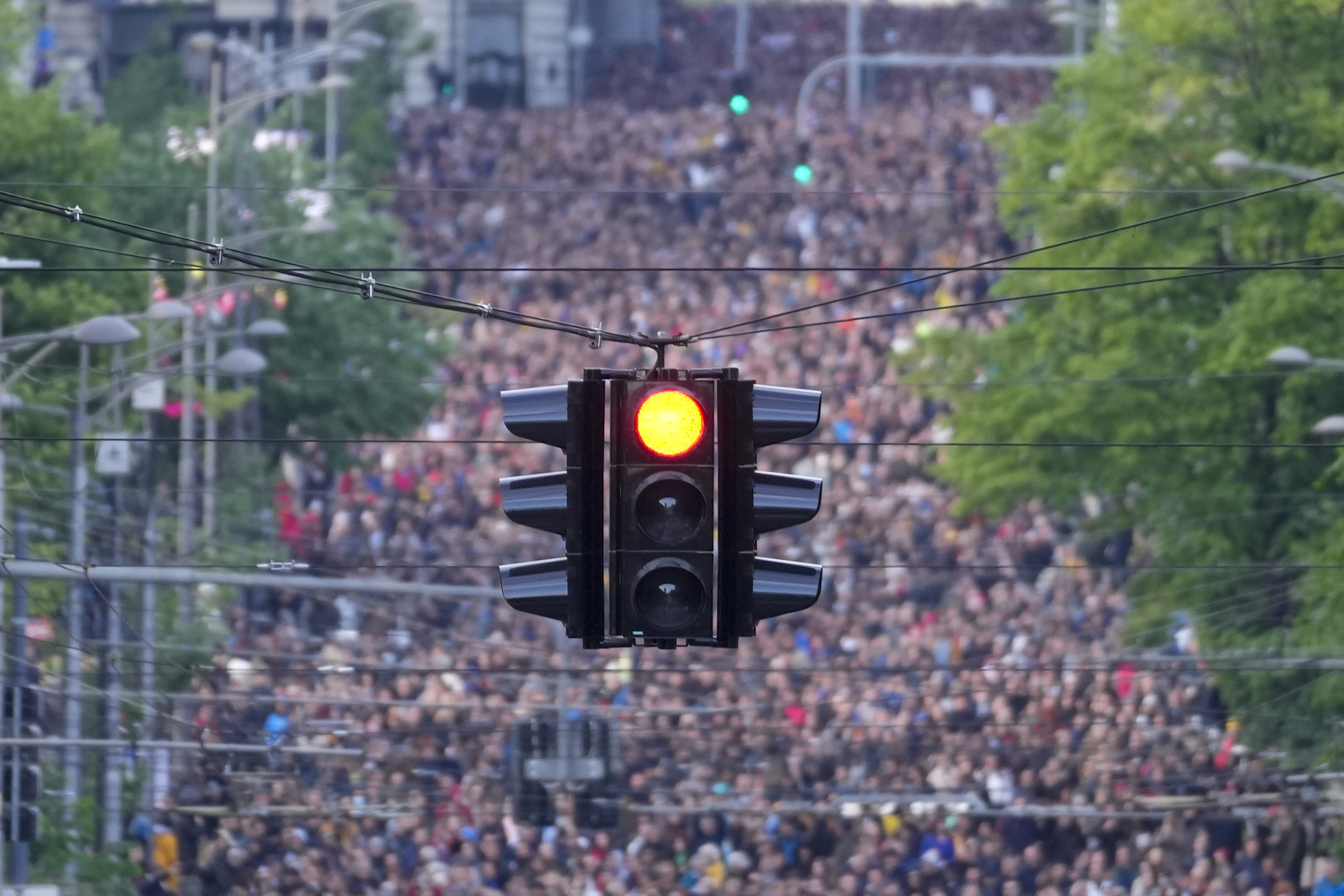 Tens Of Thousands March Against Populist Serbian Leadership After Mass ...