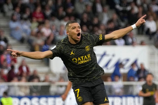 Kylian Mbappe scored twice for Real Madrid 
