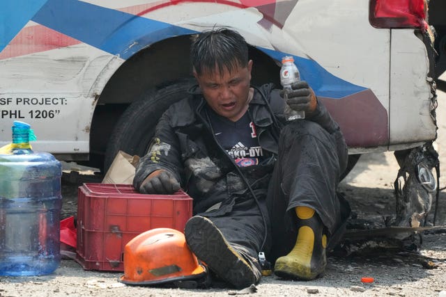 Philippines Post Office Fire