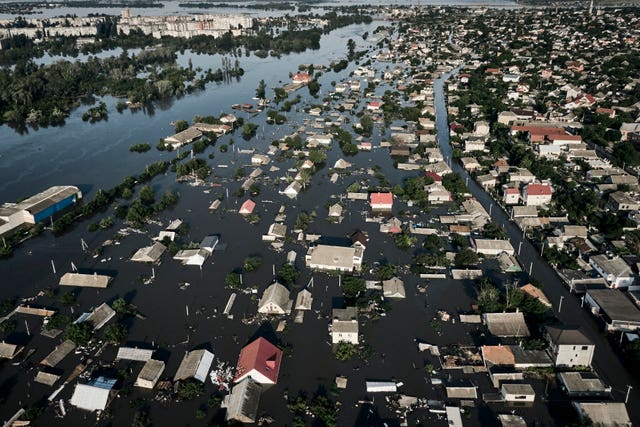 Flooded streets