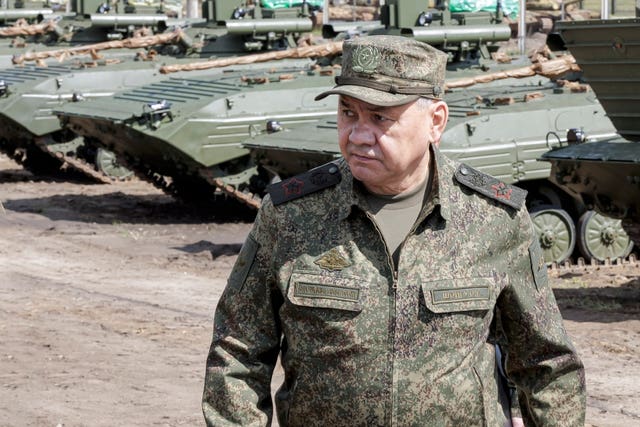 Russian defence minister Sergei Shoigu