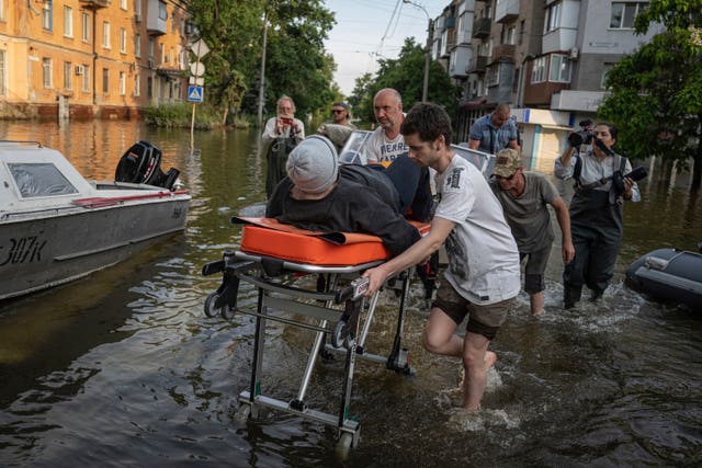 Evacuation in Ukraine