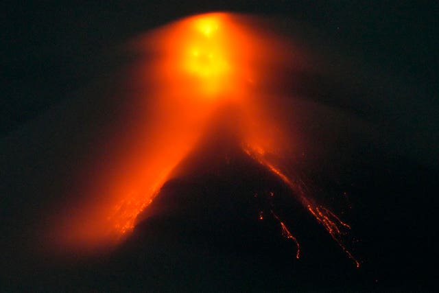 APTOPIX Philippines Volcano