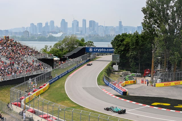 First practice session at the Canadian Grand Prix