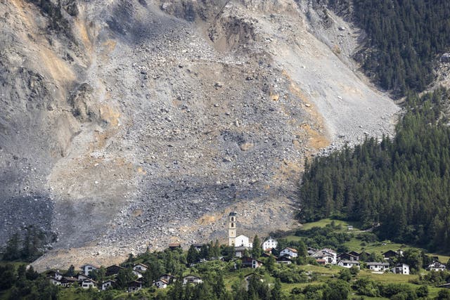 Switzerland Rockslide