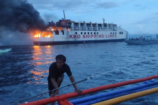 Philippines Ferry Fire