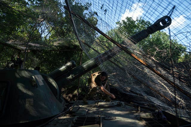 Ukrainian soldiers