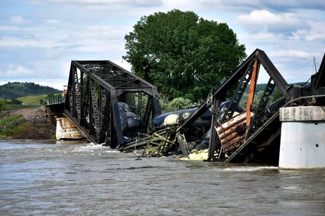 APTOPIX Montana Bridge Collapse