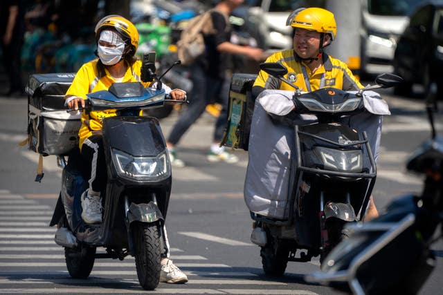 Hot weather in China