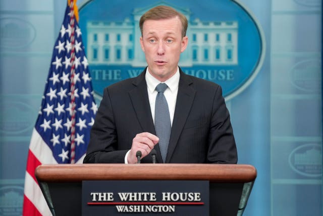 White House national security adviser Jake Sullivan
