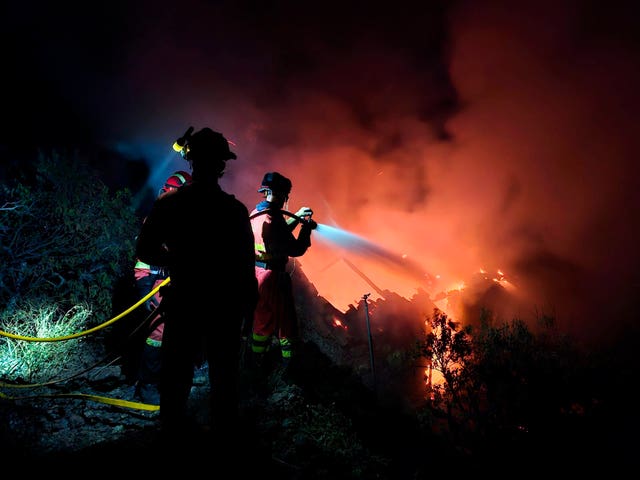 Spanish wildfires