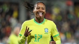 Ary Borges hit a hat-trick for Brazil (James Elsby/AP)
