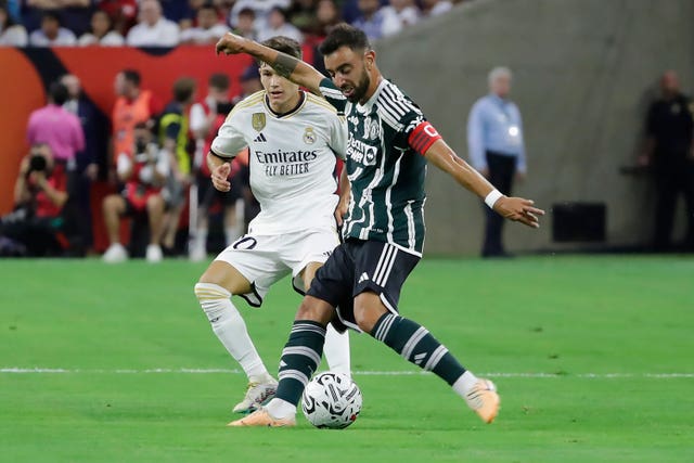 Real Madrid 2-0 Man Utd: Jude Bellingham scores first goal for