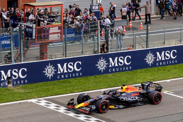 Max Verstappen eased to another victory at Spa Francorchamps