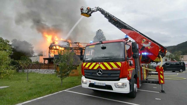 The fire ripped through a holiday home for adults with disabilities